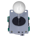 Miniatyrbild 10 av 11: Arcade Joystick Klassisk 5-polig 8-vägs Arcade Joystick Ersättningsdelar för Xbox 360 för PS2 för PS3 Vit