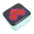 Miniatyrbild 10 av 11: Mini Bluetooth-högtalare Retro LED Färgrik Ljus Pixel Stil Bärbar Trådlös Högtalare för Sovrum Kontor Sovsal Utomhus Grön