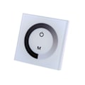 Miniatyrbillede 6 af 10: Hvid Enkeltfarvet Touch Panel Dæmper Vægskifter til LED Lysstrimler, DC 12V-24V Controller
