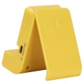 Miniatyrbild 3 av 11: 2-i-1 Laddningsdocka Ersättning Halksäker Typ C Snabbladdningsstation för Switch Host Gul