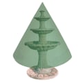 Miniatyrbilde 2 av 11: Produktstørrelse: 122*155*165cm grønn hage vinter treformet fontenedeksel vanntett tykkere belegg gårdsplass statue varm dekke hjem dekke