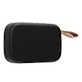 Pikkukuva 2 / 11: Langaton Bluetooth-kaiutin muovista ja kankaasta, ladattava 300 mAh, kannettava langaton kaiutin juhliin, rannalle ja leirintään, musta