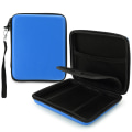 Miniatyrbilde 7 av 11: 2 stk EVA Hard Package Case Oppbevaringsveske Bærbar Veske Beskyttende Etui med Snøring for 2DS Blå