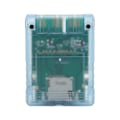 Miniatyrbild 10 av 11: MX4SIO SIO2SD Minneskort Adapter Handgjord Stabil Ersättningsminneskortläsare för PS2 Transparent Blå