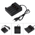 Miniatyrbillede 3 af 10: Batterilader til 4 slots til 18650 Lithium Genopladelige Batterier EU-stik