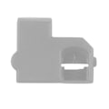Miniatyrbild 10 av 11: SD2SP2 Kortläsarskydd Hög Noggrannhet Stark Hållbar ABS SD2SP2 Adapter Skydd för NGC Skydd Ersättning Silvergrå