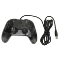 Miniatyrbillede 1 af 11: Trådløs Spilkonsol Dobbelt Vibration RGB Transparent Skal Gamepad Joystick til Xbox PC Sort