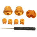 Miniatyrbilde 1 av 11: Gamepad-knapper i metall, aluminiumlegering, DIY-utskifting, spillkontrollknapper, deler for Switch Pro-spillkontroll, gull