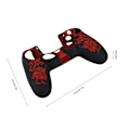 Miniatyrbillede 5 af 7: Blødt Silikon Cover Grip Shell til Sony Playstation 4 PS4 Controller Rød