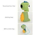 Miniatyrbillede 4 af 11: Boblemaskine Sød Dinosaur Bobleblæser Maskine til Børn Boblemaskine Boblelegetøj med Lys og Musik til Drenge og Piger