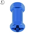 Miniatyrbild 7 av 10: 4 st 12 mm RC Hex Hjulnavsmetall Adapter för D90 AX10 CC01 SCX10 F350 Crawler (25 mm Blå)