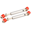 Pikkukuva 1 / 10: 2 kpl Universal Drive Shaft CVD 110-155mm SCX10 CC01 D90 D110 RC-kiipeilijälle