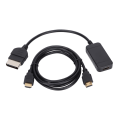 Miniatyrbillede 2 af 11: Controller HD Multimedia Interface Konverter Digital Display Retro Spilkonsoll Video Adapter til XBOX