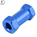 Miniatyrbild 4 av 10: 4 st 12 mm RC Hex Hjulnavsmetall Adapter för D90 AX10 CC01 SCX10 F350 Crawler (25 mm Blå)