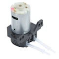 Pikkukuva 2 / 10: Puutarhan monitoiminen mini-oikeakulmainen 12V DC peristalttisuihkupumppu annostelupumppu letkupumppu (musta)