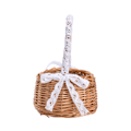 Miniatyrbilde 11 av 11: Legg til boblekolonner og boblebomull for å sende blomster, håndverk, blomsterkurver, blomsterkurver, små bærbare kurver [Jentekurv Medium]