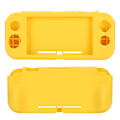 Miniatyrbild 4 av 7: Skyddande Silikonfodral för Switch Lite med Grepp, Halkskyddande Tillbehör (Gul)