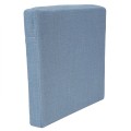 Miniatyrbilde 5 av 11: Hjemme-Yoga Matte Kvadratisk Myk Gulv Pute Avtakbar Vaskbar Meditasjonsmatte Pute Blå 40 x 6cm (L x B x H)