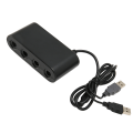 Miniatyrbillede 7 af 11: GC Controller Adapter 4 Porte 3 i 1 Spil Controller Adapter med Turobo Funktion til Switch til Wii U PC