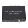 Miniatyrbild 5 av 11: Audio Return Channel DAC Ljudkonverterare ARC Ljudutdragare DAC-konverterare med volymjustering