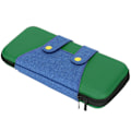 Miniatyrbilde 3 av 11: Spillveske for Switch, Hard Shell, Slitesterk, Dobbel Glidelås, Bærbar EVA Spill Oppbevaringsveske, Grønnblå for Switch