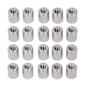 Miniatyrbild 1 av 10: 20-pack M6 Honmutter Runda Koppling - Cylindriska Kopplingmutter i 304 Rostfritt Stål