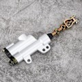 Miniatyrbillede 6 af 10: Sølv Bagerste Fodbremse Hydraulisk Hovedcylinder Pumpe til Motorcykler, ATV'er og Dirt Bikes