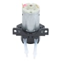 Pikkukuva 1 / 10: Puutarhan monitoiminen mini-oikeakulmainen 12V DC peristalttisuihkupumppu annostelupumppu letkupumppu (musta)