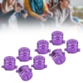 Miniatyrbillede 9 af 11: 2 Sæt Aluminium Legering Funktionshjælpeknap Controller Udskiftningsdele Passer til PS4 Lilla