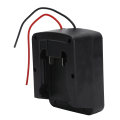 Miniatyrbillede 3 af 11: Lithium Batteriadapter Strømforbindelsesbeslag med Kabler til Milwaukee M18 18V Sort