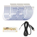 Miniatyrbilde 1 av 11: QM070911 Forsinkelsesfri Arcade USB-koder DIY Arcade-koder for Raspberry Pi 1 2 3 RetroPie