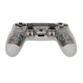 Miniatyrbillede 10 af 11: Fjernbetjening Joystick Gamepad Følsomme Knapper Ægte Vibration Forhindrer Glidning Trådløs Spilkonsol til Computer Telefoner Transparent Grå