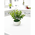 Miniatyrbilde 7 av 7: Simulert grønn plante potteplanter simulert sukkulent liten bonsai (hirse potteplanter)