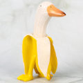 Miniatyrbillede 2 af 9: Kreativ kunst bananand dekorativ havefigur i harpiks - internetberømthed