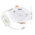 Miniatyrbilde 9 av 10: 9W 18-LED Infrarød Sensor Taklampe med Kald Hvit Lys - Menneskekropps Induksjon Downlight