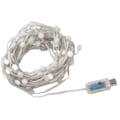 Miniatyrbild 7 av 10: USB-drivna fjärrstyrda LED-globljussträngar - 16 färger för en mysig sovrumsatmosfär