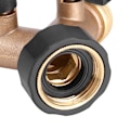 Miniatyrbilde 8 av 11: Messing Vannkran Adapter 2 Veis Y-Form 3/4 Slangekobling Hagevanning (Amerikansk Standard)