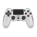 Miniatyrbillede 4 af 11: Fjernbetjening Joystick Gamepad Følsomme Knapper Ægte Vibration Forhindrer Glidning Trådløs Spilkonsol til Computer Telefoner Sølv Hvid