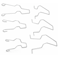 Miniatyrbilde 4 av 5: 6 STK Frontlyktholder fjærklemme, stål Frontlykt Hovedlys Dip-sele Hovedlys Pæreholder Fjærklemme 5ZHSFULLKIT for H1/H3/H4/H7