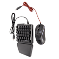 Miniatyrbillede 6 af 11: Trådløs Tastatur Mus Konverter Combo Plug and Play Tastatur Mus Adapter Mobilspil Konverter til Android til Harmony