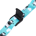 Miniatyrbilde 10 av 10: Justerbar 2,5 cm Babyflaskekoppholder med stropp - Barnevognleke Sippy Leash Tether (Zebra Design)
