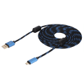 Miniatyrbild 4 av 11: Robust 3m USB-laddningskabel för PS4/Xbox ONE-kontroll Snabbladdningstillbehör