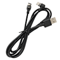Pikkukuva 2 / 11: Ohjainlatauskaapeli 90 asteen kaksoismagneettinen Type C 2-in-1 kahvan latauskaapeli PS VR2:lle PS5:lle Switchille