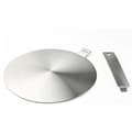 Induction Adapter, Induction Hob Conversion Disc, Heat Diffuser Plate with Detachable Handle and Base 20cm