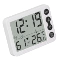 Miniatyrbillede 3 af 11: Indendørs Digital Temperatur- og Luftfugtighedsmåler Multifunktionel Elektronisk Termometer Hygrometer med Alarmfunktion Hvid Sort Nøgle