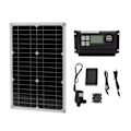 Miniatyrbild 2 av 11: Solcellsvattenpumpssats Monokristallin 20W 18V Hög Flödeshastighet Hög Effektivitet Miljöskydd för Trädgårdsdammar