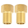 Miniatyrbilde 10 av 11: 2 stk G3/4 Hage Slange Adapter Messing Joint Connector Rørtilbehør for Hagevanning 50mm