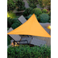 Miniatyrbild 8 av 10: (Orange 4m) Utomhus triangulär markis solskydd solsegel hopfällbar landskapsmarkis (400cm*400cm*400cm) Material: polyester