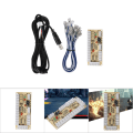 Miniatyrbilde 9 av 9: Arcade-spill USB-koderknappkontroll for Raspberry Pi verts-PC-spillmaskin BlackCY-822A