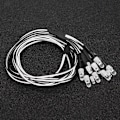 Pikkukuva 2 / 10: 12 kpl 5 mm/3 mm etu- ja takavalot LED-valot RC-mallin drift-auton lisävaruste
